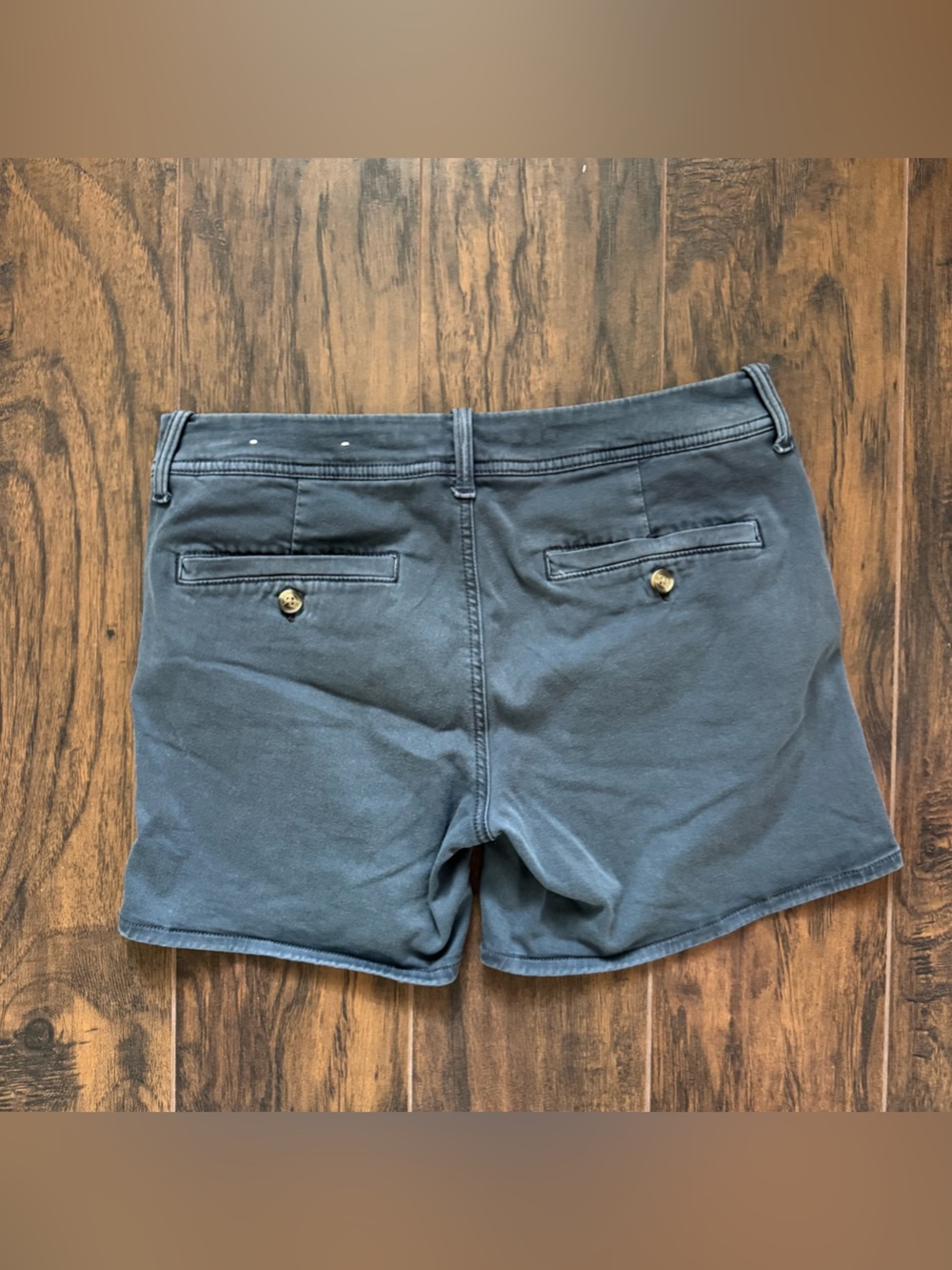 American Eagle Size 8 Navy MIDI Super Stretch Shorts - Picture 2 of 7